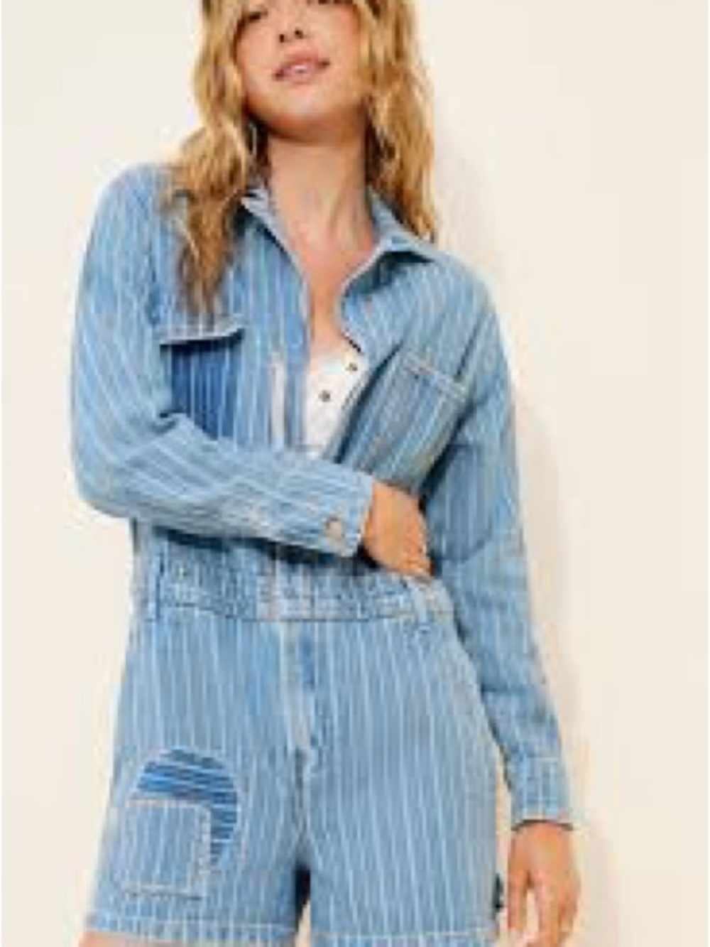 Free People Downtown Denim Coveralls - Picture 3 of 10